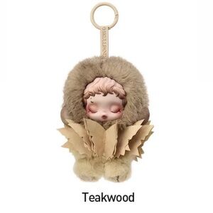 Teakwood Skullpanda L’impressionnisme Doll Pendant